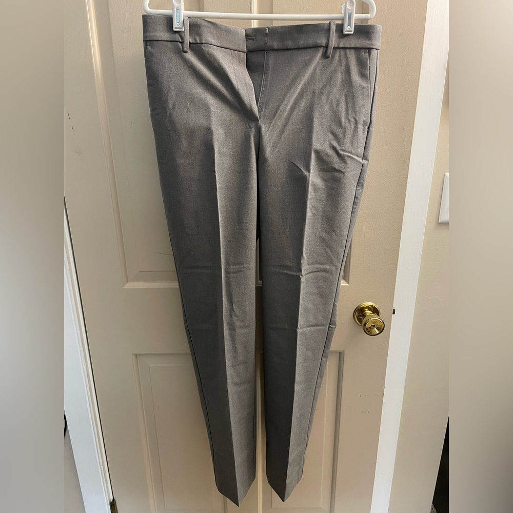 J. Crew Women's Gray Straight Leg Pants